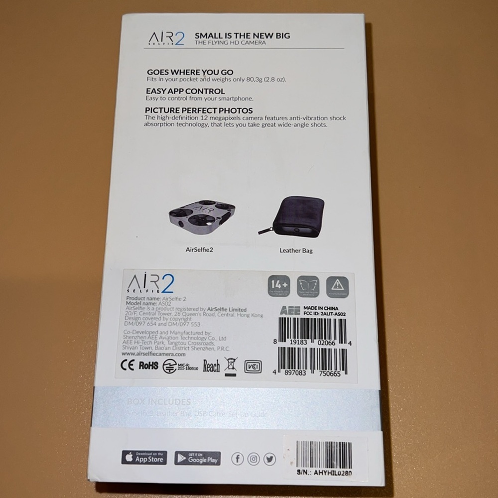 NWT AIR2 SELFIE FLYING HD CAMERA - Picture 14 of 17